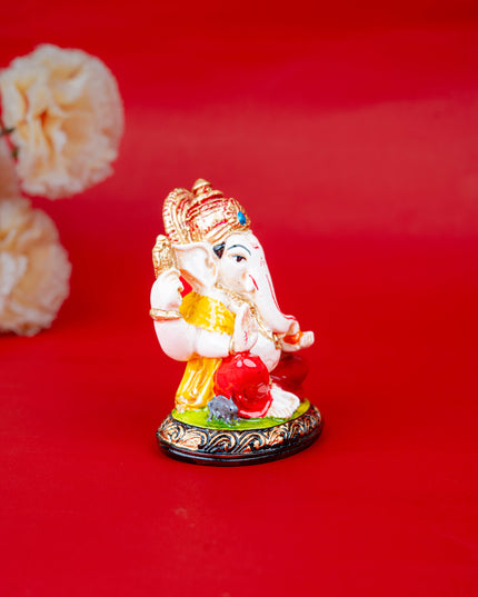 Polystone Ganesha Idol - 4 inch - WL5517