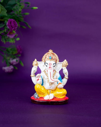 Polystone Ganesha Idol - 4 inch - WL5518