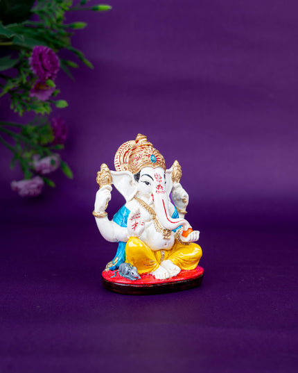 Polystone Ganesha Idol - 4 inch - WL5518