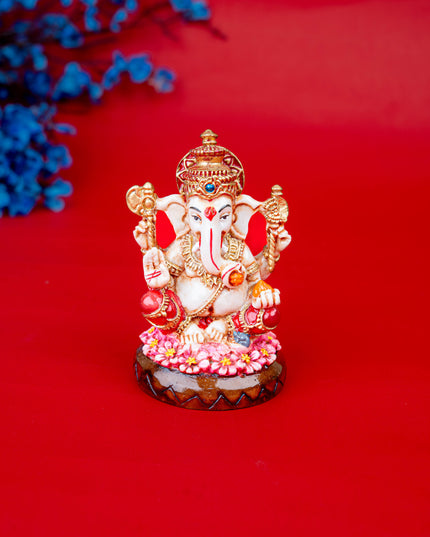 Polystone Ganesha Idol - 4 inch - WL5523