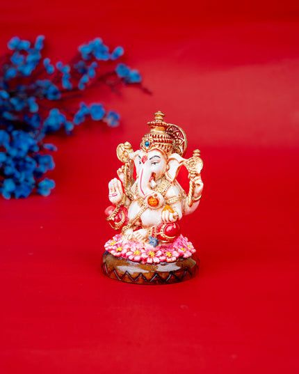Polystone Ganesha Idol - 4 inch - WL5523