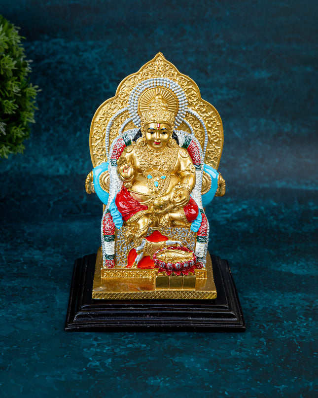 Polystone Kubera Idol - 7 inch - WL5526