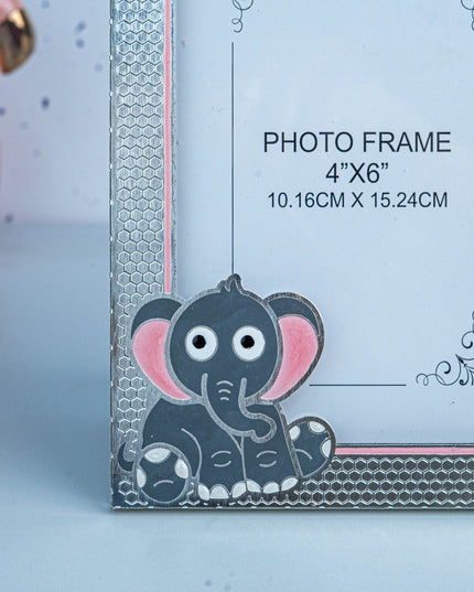 White Metal - Elephant Design Photo Frame - WL5537