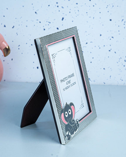 White Metal - Elephant Design Photo Frame - WL5537