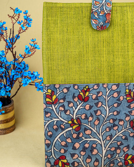 Handpainted Kalamkari Design - Laptop Bag - 15x10 inch - WL5540