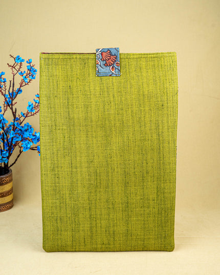 Handpainted Kalamkari Design - Laptop Bag - 15x10 inch - WL5540