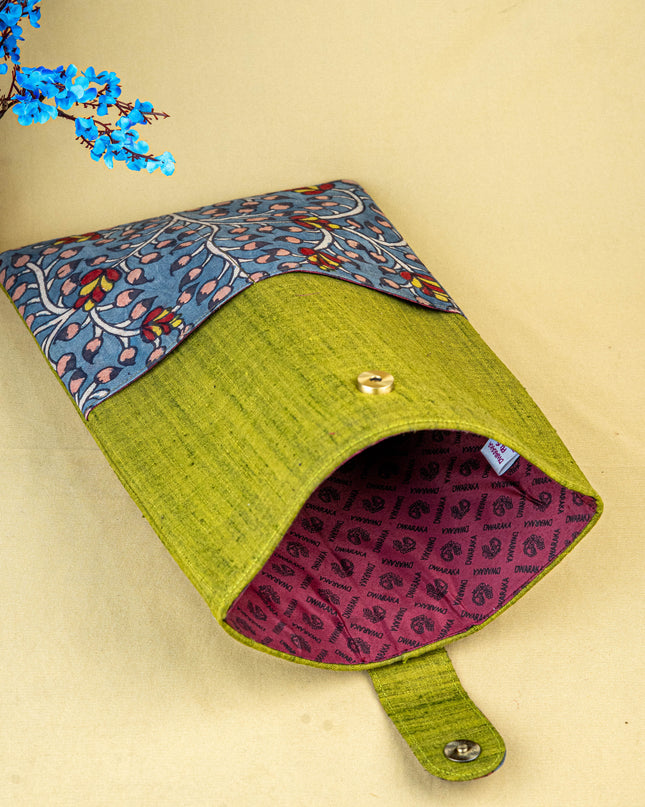 Handpainted Kalamkari Design - Laptop Bag - 15x10 inch - WL5540