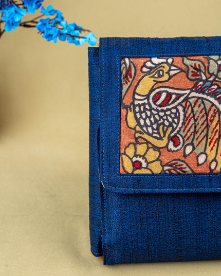 Handpainted Kalamkari Design - Jewellery Pouch - 8 inch - WL5545