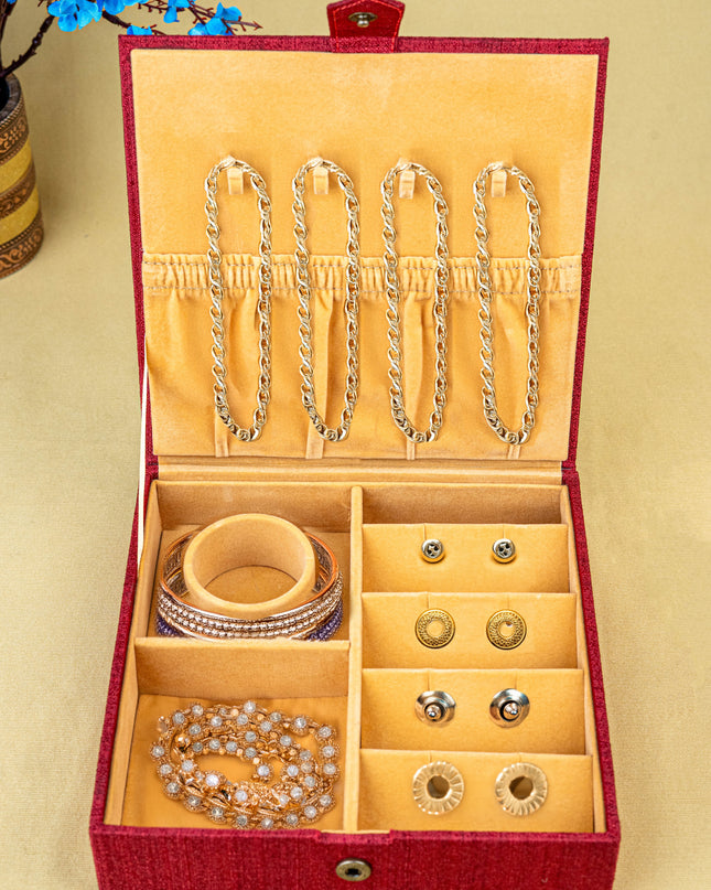 Handpainted Kalamkari Design - Jewellery Box - WL5548