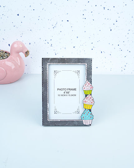 White Metal - Cupcake Design Photo Frame - WL5555