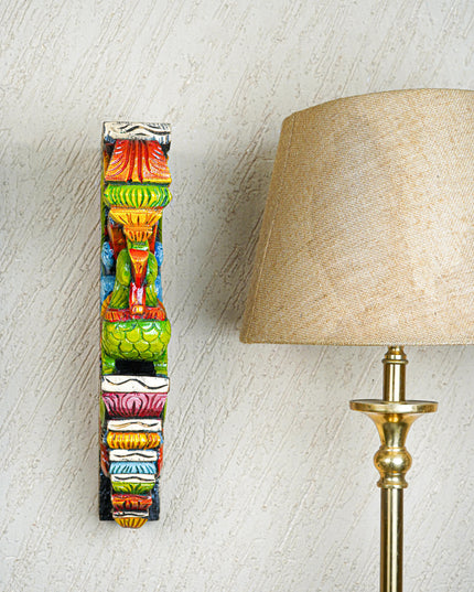 Wooden Carved Parrot Bracket - 18 inch - Set of 2 - WL5558