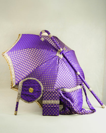 Kasi Yatra Set - Purple - WL5569