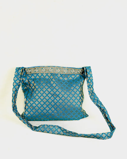 Kasi Yatra Set - Peacock Blue - WL5571