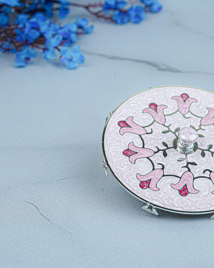 White Metal - Designer Mud Lid - Pink - WL5582