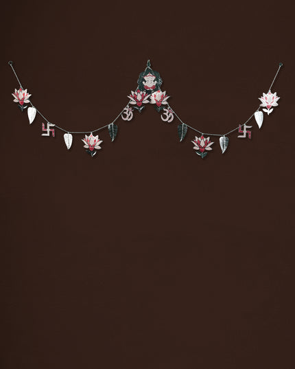 Ganesha Thoran with Lotus - Pink - WL5585-1