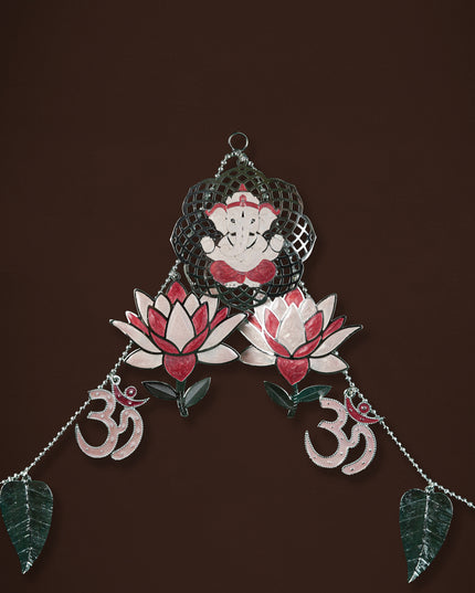 Ganesha Thoran with Lotus - Pink - WL5585-1