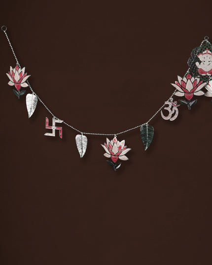 Ganesha Thoran with Lotus - Pink - WL5585-1