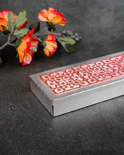 White Metal Box - Pink - WL5589-1