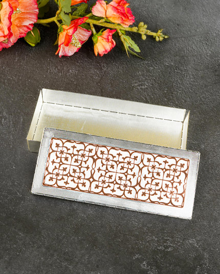 White Metal Box - White - WL5589-2