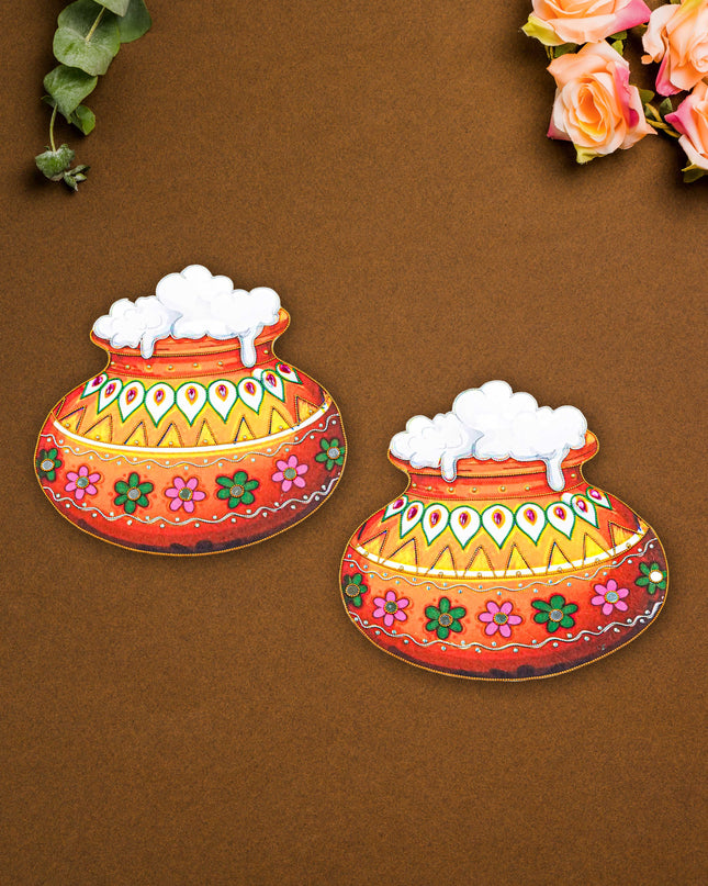 Rangoli - Pongal Pot - Set of 2 - WL5598