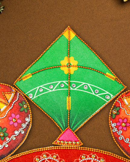 Rangoli with Set of Lotus Petals - WL5600