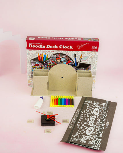 Doodle Art Kit - Desk Clock - WL5602