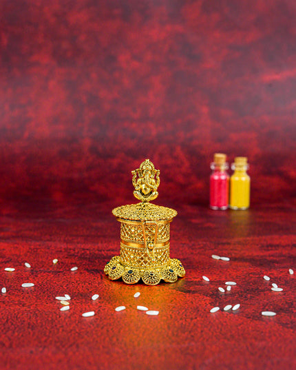 Designer Ganesha Kumkum Holder - WL5603