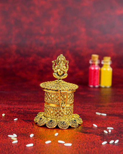 Designer Ganesha Kumkum Holder - WL5603