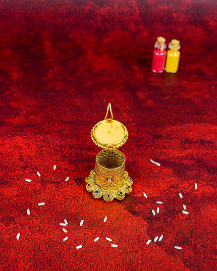 Designer Ganesha Kumkum Holder - WL5603