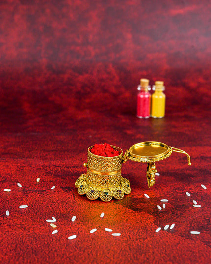 Designer Ganesha Kumkum Holder - WL5603