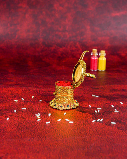 Designer Lakshmi Kumkum Holder - WL5604