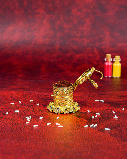 Designer Ganesha Kumkum Holder - WL5607