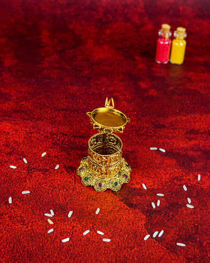 Designer Krishna Kumkum Holder - WL5608