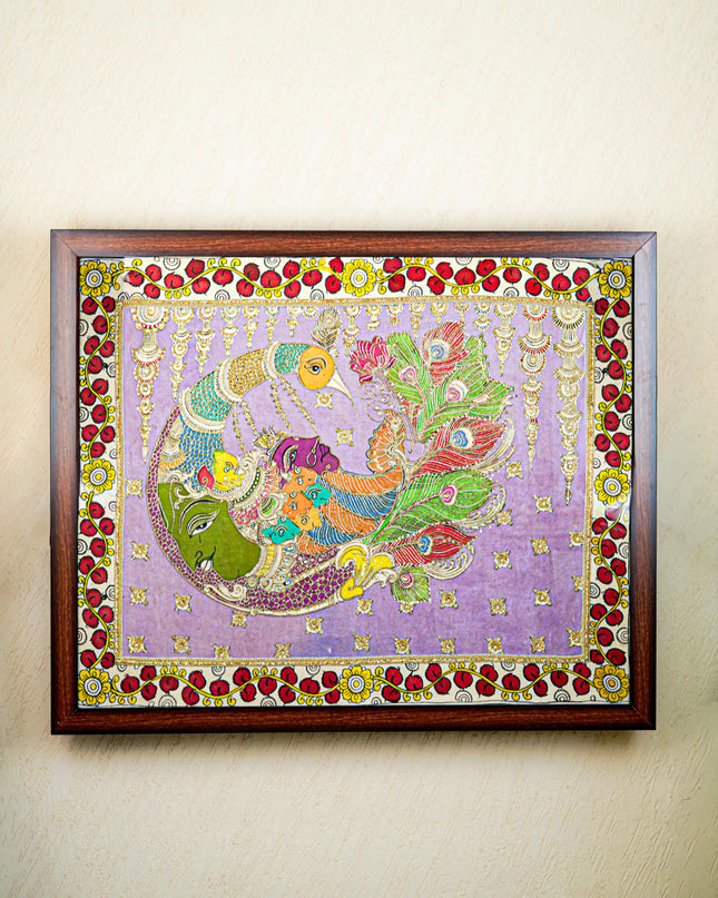 Frame: Annapakshi Semi Silk Artwork - WL5615