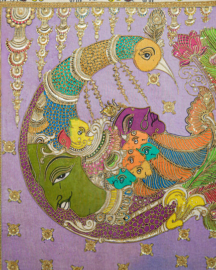 Frame: Annapakshi Semi Silk Artwork - WL5615