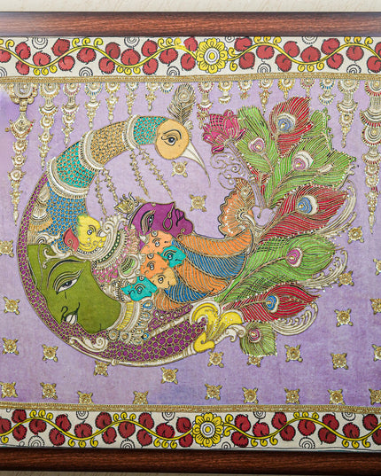 Frame: Annapakshi Semi Silk Artwork - WL5615