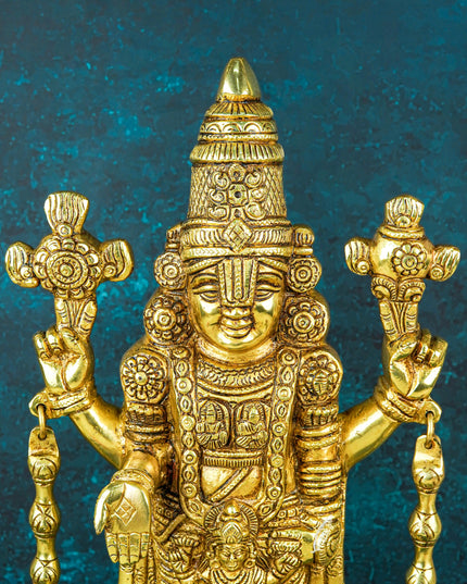 Brass Tirupathi Balaji Idol - 16 inch - WL5657