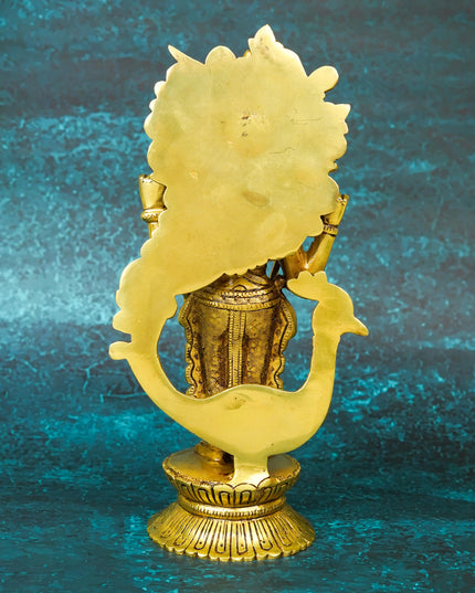 Brass Murugan Idol - 10 inch - WL5663