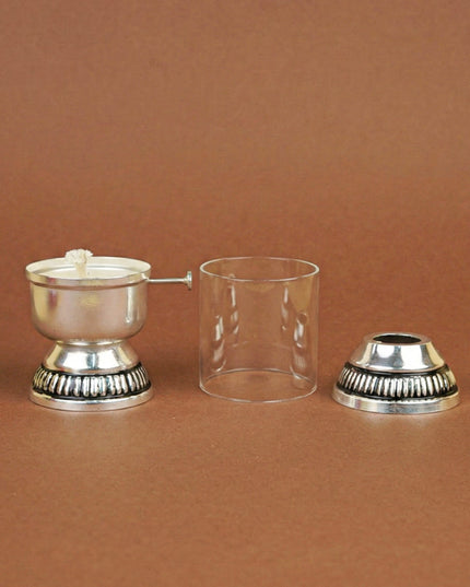Glass Diya - 8 inch - WL5677