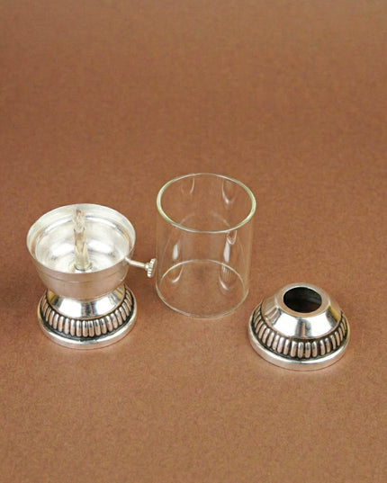 Glass Diya - 8 inch - WL5677