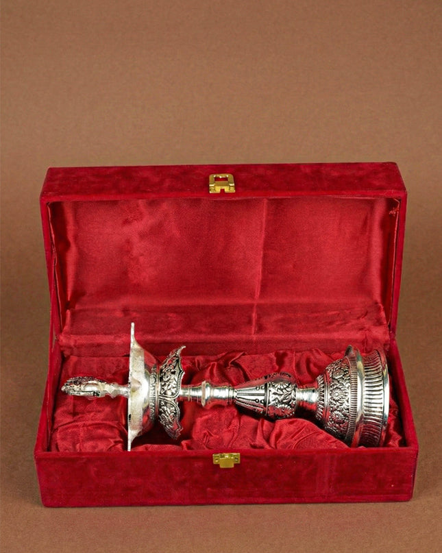 Antique Annapakshi Kuthu Vilaku - 10 inch - WL5680