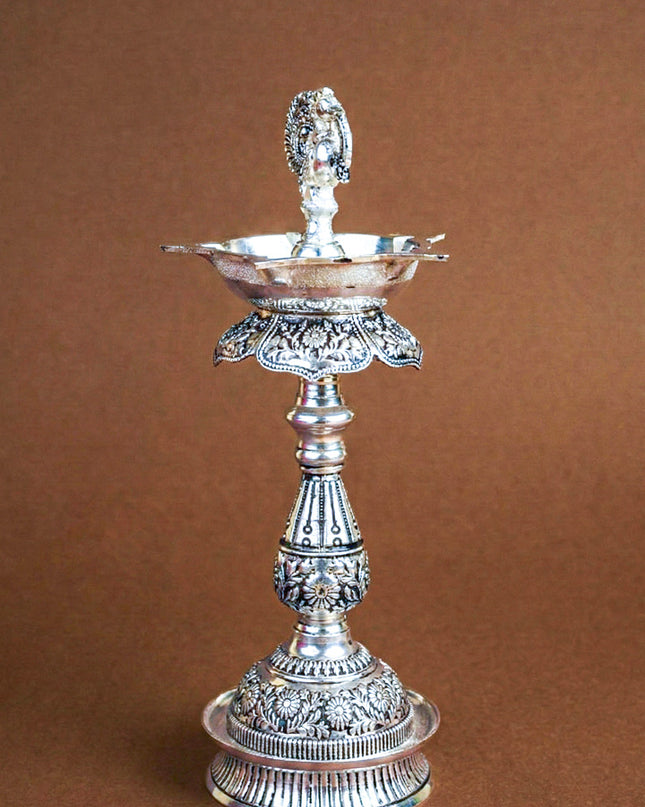 Antique Annapakshi Kuthu Vilaku - 10 inch - WL5680