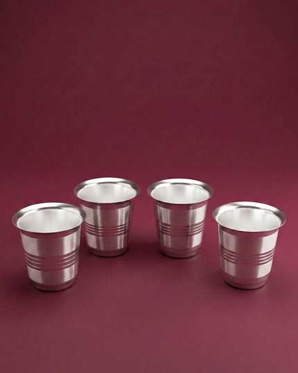 Tray with Set of 4 Glass - WL5692