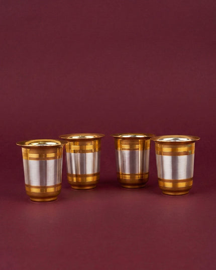 Sandwich Tray with Set of 4 Glass - WL5697