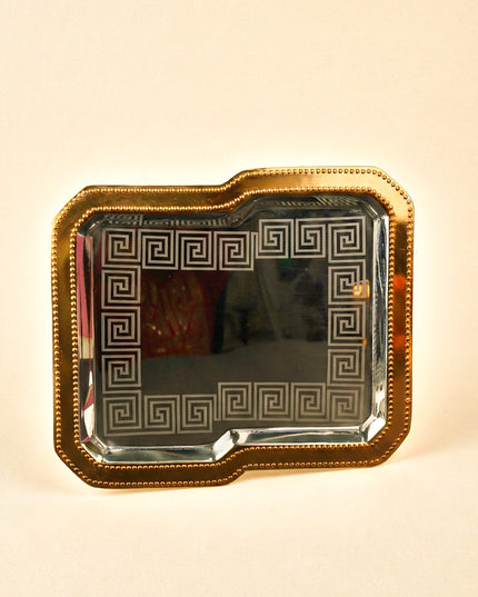 Wooden Box - Tray with Set of 6 Glass - WL5706