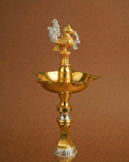 Annapakshi Kuthu Vilaku - Set of 2 - 20 inch - WL5707