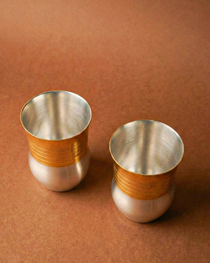 Flower Pot Glass - Set of 2 - 4 inch - WL5710