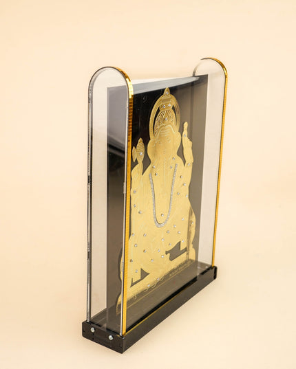 Gold Plated - Ganesha with Arcylic Cabinet - WL5719