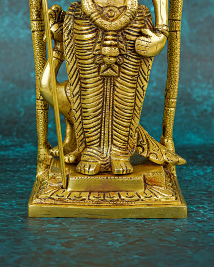 Brass Murugan Idol - 9 inch - WL5721