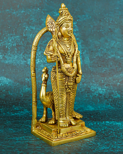 Brass Murugan Idol - 9 inch - WL5721